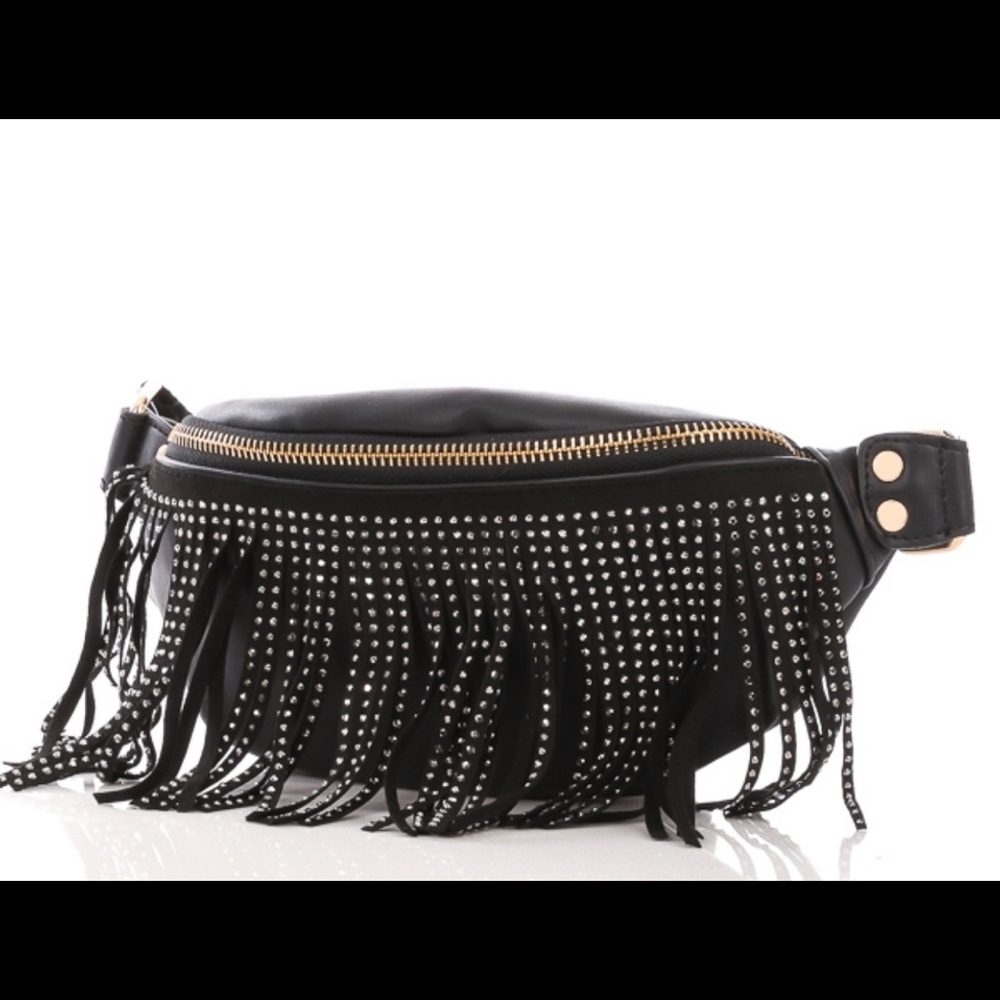 Fringe fanny pack